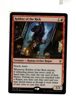 MTG SkeenAB Robber of the Rich PRE-RELEASE FOIL from Throne of Eldraine. NM. - Image 1
