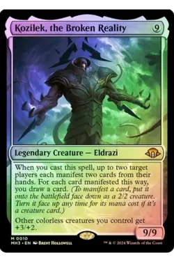 1x MTG Kozilek, the Broken Reality *FOIL* MH3 Mythic! NM Mint! - Image 1