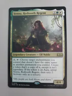 MTG Yenna, Redtooth Regent Wilds of Eldraine Regular Rare - Image 1