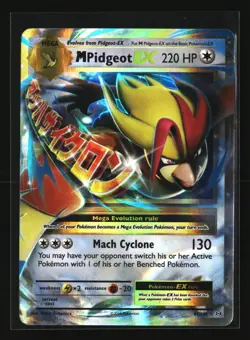 Pokemon M PIDGEOT EX 65/108 Ultra Rare (2016 XY Evolutions) NM/Near Mint - Image 1