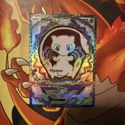 Pokemon POCKET Mew EX Ultra Doujin Holo Kawaii Full Art Card IR AR SIR ALT - Image 2