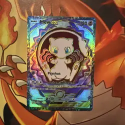 Pokemon POCKET Mew EX Ultra Doujin Holo Kawaii Full Art Card IR AR SIR ALT - Image 4