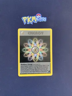 Pokemon TCG Rainbow Energy Team Rocket 80/82 Regular Rare LP. - Image 1