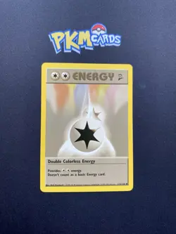 Pokemon TCG Double Colourless Energy Base Set 2 124/130 Regular LP. - Image 1