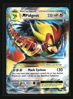 Pokemon M PIDGEOT EX 65/108 Ultra Rare (2016 XY Evolutions) NM/Near Mint - Image 1