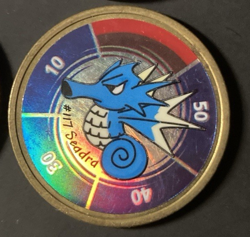 Pokemon Battling Coin - Seadra #117 Nintendo Hasbro Battle Game - Image 1