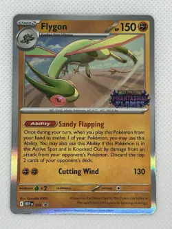 Pokemon TCG Flygon 016 Stamped Black Star Promo Phantasmal Flames NM - Image 1