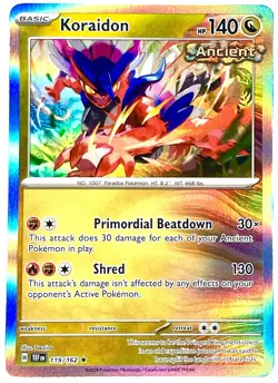 Pokemon TCG - Koraidon 119/162 - Temporal Forces Holo Rare NM/M - Image 1