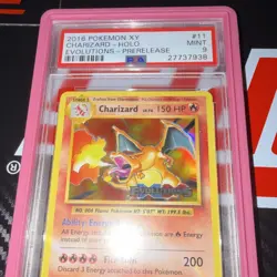Pokemon TCG Charizard Holo Prerelease Promo 11/108 Evolutions PSA 9 - Image 4