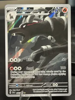 Pokemon 2024 Houndoom 066/064 Full Art IR Shrouded Fable - Image 1