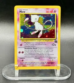 Mew 09/53 Holo Pokemon Wotc Promo 1999 Vintage Black Star Promo LP - Image 2