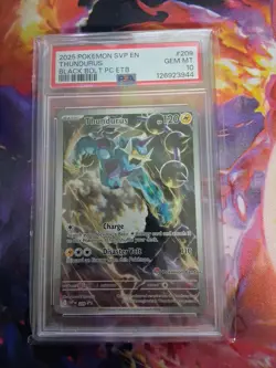 2025 POKEMON CENTER ETB PROMO SVP #209 THUNDURUS PSA 10 #2 - Image 1