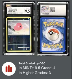 2009 Pokemon Platinum #35/127 Luvdisc Reverse Holo CGC 9.5 NM/MINT+ - Image 3