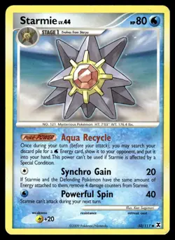 STARMIE - 50/111 Uncommon Rising Rivals Pokemon LP - Image 1