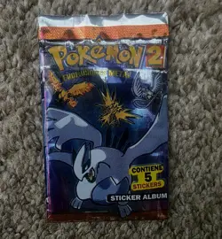 Pokemon Prisma Metal Evolutions Sticker Album Collection Pack Sealed Vintage - Image 1