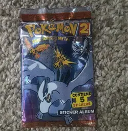 Pokemon Prisma Metal Evolutions Sticker Album Collection Pack Sealed Vintage - Image 3