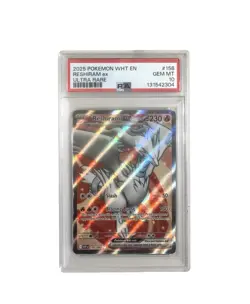 Pokemon Sv: White Flare Reshiram ex #158/086 Ultra Rare Holo EX PSA 10 Basic - Image 1