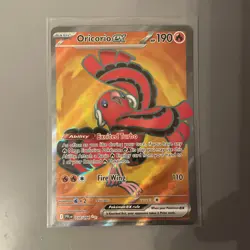 Oricorio EX 110/094 Pokemon TCG Phantasmal Flames Ultra Rare English - Image 1