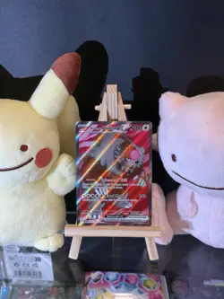 Pokemon TCG S&V Twilight Masquerade Bloodmoon Ursaluna EX Card 202/167 Near Mint - Image 1