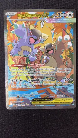 Pokemon 2025 Mega Evolution Mega Kangaskhan EX #182/132 SIR NM - Image 1