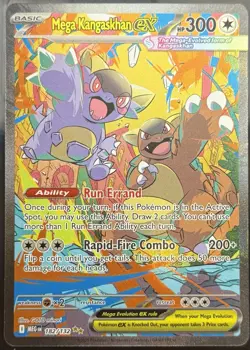 Pokemon 2025 Mega Evolution Mega Kangaskhan EX #182/132 SIR NM - Image 1
