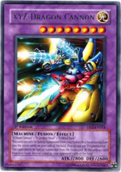 XYZ-Dragon Cannon - DP2-EN014 - Rare - Unlimited Edition - Moderately Played - Image 1