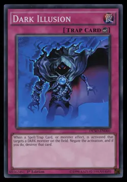 Yugioh Dark Illusion DESO-EN060 1st Edition Super Rare NM - Image 1