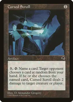 Tempest MTG 1 Cursed Scroll Magic - Image 1