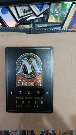 MTG Cursed Scroll. Gold Border Tempest, tokyo 1999 world championship L2 - Image 2