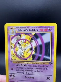 Pokemon TCG Sabrina's Kadabra Gym Challenge 58/132 Uncommon LP - Image 3