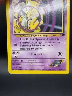 Pokemon TCG Sabrina's Kadabra Gym Challenge 58/132 Uncommon LP - Image 4