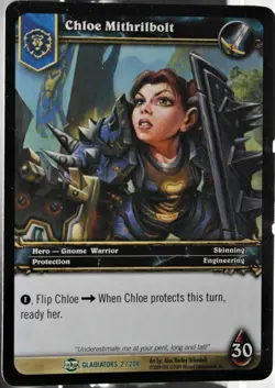 WORLD OF WARCRAFT TCG Blizzard "BLOOD OF GLADIATORS" SINGLES Basic YOU PICK 2009 - Image 3