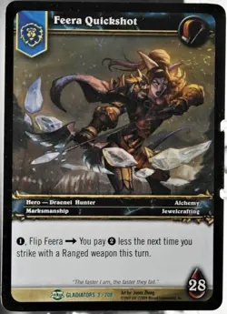 WORLD OF WARCRAFT TCG Blizzard "BLOOD OF GLADIATORS" SINGLES Basic YOU PICK 2009 - Image 4