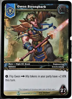 WORLD OF WARCRAFT TCG Blizzard "BLOOD OF GLADIATORS" SINGLES Basic YOU PICK 2009 - Image 5