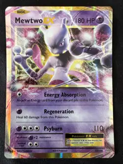 Pokemon TCG Mewtwo EX 52/108 XY Evolutions Extended Art Ultra Rare Holo NM - Image 1