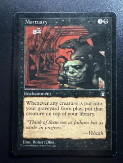 MORTUARY x1 mtg LP-MP Stronghold 1 Rare (#144) - Image 1