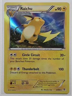 Pokemon TCG Raichu Generations 27/83 Holo Rare - LP. - Image 2