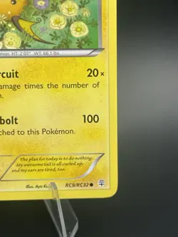 Pokemon TCG Raichu RC9/RC32 Genearions Radiant Collection LP - Image 3