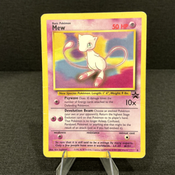 Mew WOTC Black Star Promo 8 HP 1999 Vintage Pokemon TCG Card - Image 1