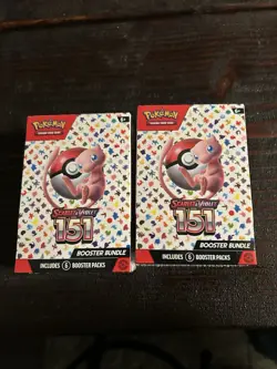 Pokemon TCG 151 Booster Bundle Factory Sealed Scarlet and Violet Lot Of 2 New - Image 1