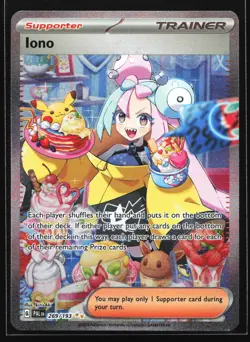 Iono 269/193 SV02: Paldea Evolved Special Illustration Rare Pokemon Card - Image 1