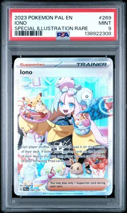 2023 POKEMON PAL EN-PALDEA EVOLVED SPECIAL ILLUSTRATION RARE #269 IONO PSA 9 - Image 1
