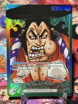KOUZUKI ODEN - One Piece TCG OP01-031 - ALT ART Leader AAL - Romance Dawn - Image 1