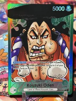 KOUZUKI ODEN - One Piece TCG OP01-031 - ALT ART Leader AAL - Romance Dawn - Image 1
