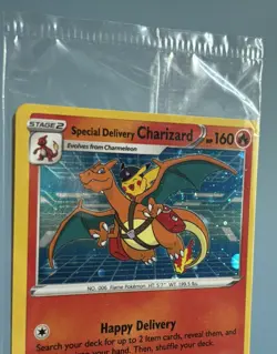 Special Delivery Charizard SWSH075 Pokemon TCG Promo Swirl Sealed - Image 2