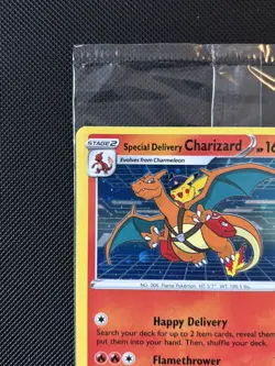 Special Delivery Charizard SWSH075 Pokemon TCG Promo Swirl Sealed - Image 3