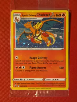 Pokemon TCG - Special Delivery Charizard - SWSH075 *SEALED* - Black Star Promo - Image 1