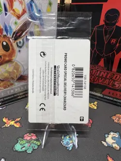 Pokemon TCG Special Delivery Charizard Holo SWSH075 Sealed Promo Card - Image 2