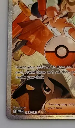 Arven 235/091 Paldean Fates Special Illustration Rare Pokemon TCG - NM - Image 3