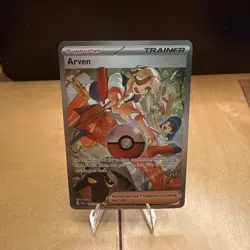Pokemon Arven Special Illustration Rare SV: Paldean Fates 235/091 (NM) - Image 1